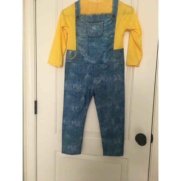 Rubies Boys Minions Despicable Me Bob Costume Halloween Jumpsuit 1pc Size Small